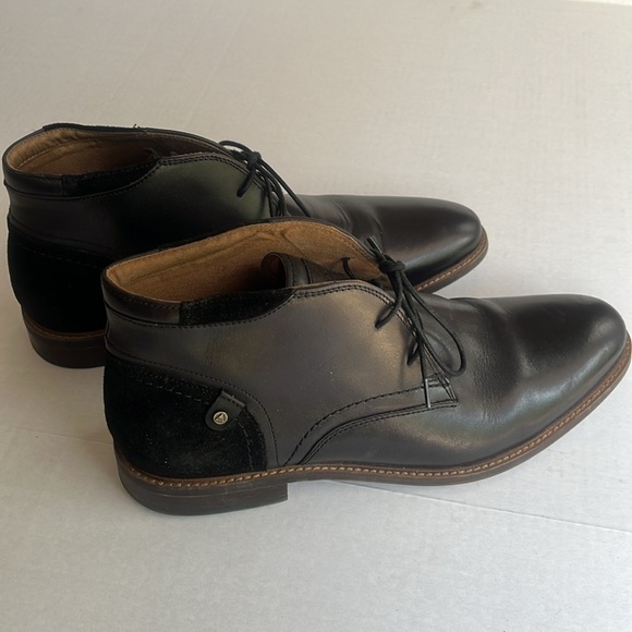 Aldo Other - ALDO Black Suede and Leather LaceUp Boots